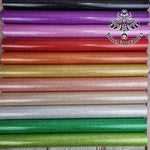 Smooth gloss Glitter Faux leather / vinyl fabric. 39x65cm roll