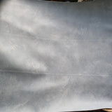 45x 59cm BOLT END.26 Duck egg blue. Crease line. Solid Marble Grain Faux leather / vinyl fabric.