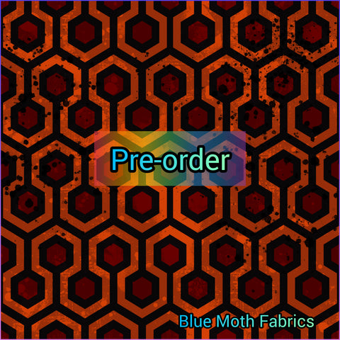 PRE-ORDER. Horror Shinning Faux leather / vinyl fabric. 39x130cm