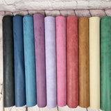 Solid Semi crease Matte Frost Faux leather / vinyl fabric. 40x67cm roll