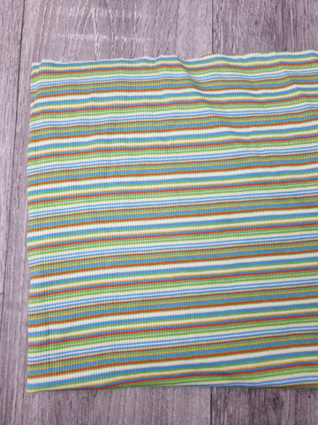 40x100cm BOLT END. Stripes rib knit 220gsm fabrics