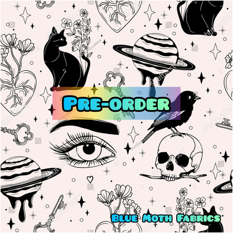 PRE-ORDER. Space Eye fabric. By METER