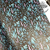 Herb Garden Witch Textured faux leather / vinyl fabric. 39x66cm roll