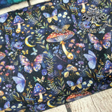 Magic Forest Mushrooms 220gsm jersey fabrics
