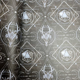 Gamer Dragon Faux leather / vinyl fabric. 39x66cm roll
