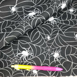 Spiderweb Pollycotton fabric 110cm wide