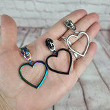 Large Heart zip pull #5