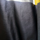40x144cm BOLT END. PURPLE NAVY Soft Metallic Solid Faux leather / vinyl fabric.