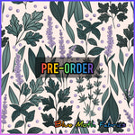 PRE-ORDER. Herb Witch Natural fabric. By METER