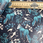 Familiar Wolf Faux leather / vinyl fabric. 39x66cm roll