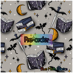 Dragon stories faux leather / vinyl fabric. 39x130cm
