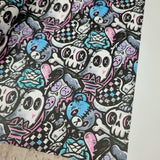 Emo Skater Faux leather / vinyl fabric. 39x66cm roll