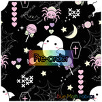 Kawaii ghost fabric. By METER