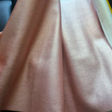 40x144cm BOLT END. Pink Soft Metallic Solid Faux leather / vinyl fabric.