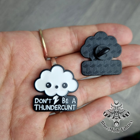 Cloud Enamel Pin Badge