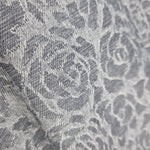Denim Effect Floral  Faux leather / vinyl fabric. 40x67cm roll