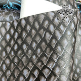 Dragon Scales Textured Faux leather vinyl fabric. 39x66cm roll