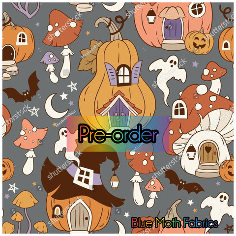 Pumpkin House fabric. By METER