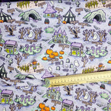 Kawaii Pumpkin Patch 240gsm jersey fabric