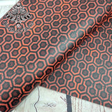Terror Shinning Textured Faux leather vinyl fabric. 39x66cm roll