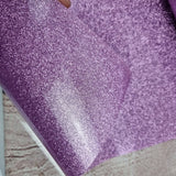 Gloss Glitter Semi TRANSPARENT Faux leather / vinyl fabric. 39x65cm roll