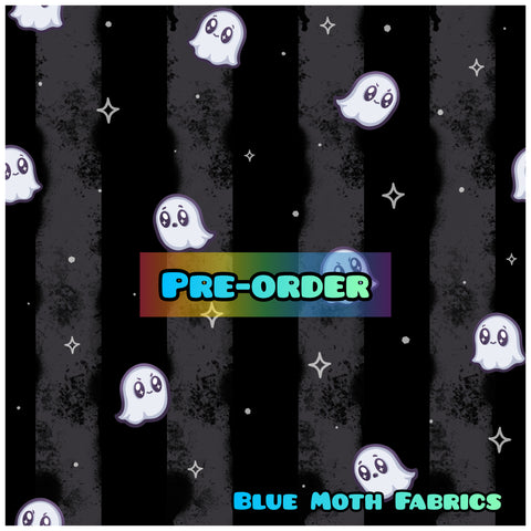 PRE-ORDER. Ghost Stripes fabric. By METER