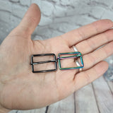 Slider Slim Buckle 25mm. set of 2