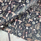 Autumn Goods 2. Faux leather / vinyl fabric. 39x66cm roll