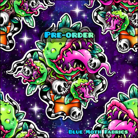 PRE-ORDER. Venus flytrap galaxy fabric. By METER
