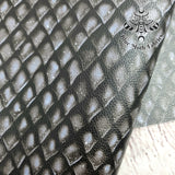 Dragon Scales Textured Faux leather vinyl fabric. 39x66cm roll