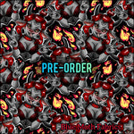 PRE-ORDER. Baphomed Lady fabric. By METER