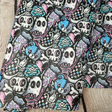 Emo Skater Faux leather / vinyl fabric. 39x66cm roll
