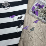 Bats spooky 45 sewing pins