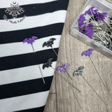 Bats spooky 45 sewing pins