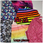 Bundle 13. Cotton Jersey and French terry OFFCUTS.  Watch video to see sizes