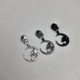 Moon skull zip pull #5