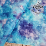 Purple blue Ink Faux leather / vinyl fabric. 39x66cm roll