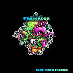 PRE-ORDER. PANEL Venus Flytrap Faux leather / vinyl fabric. 33x33cm