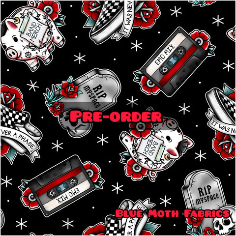 PRE-ORDER. Emo not a phase fabric. By METER
