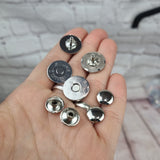 Magnetic Clasps with Rivets Fastener Snaps 18mm. Set of 2