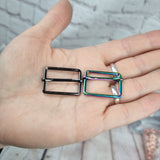 Slider Slim Buckle 25mm. set of 2
