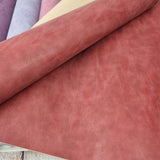Solid Semi crease Matte Frost Faux leather / vinyl fabric. 40x67cm roll