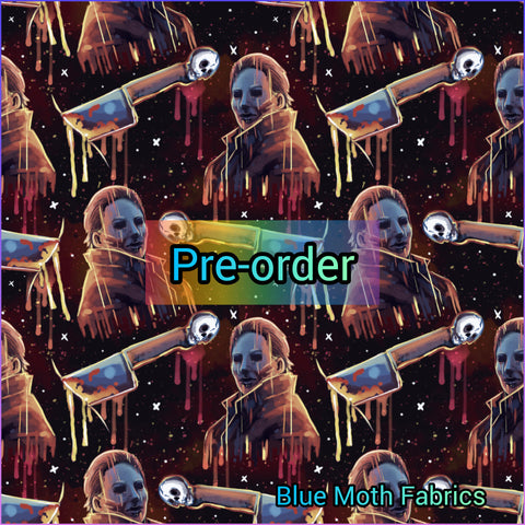 PRE-ORDER. Horror Michael fabric. By METER
