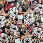 Horror Mask Faux leather / vinyl fabric. 39x66cm roll