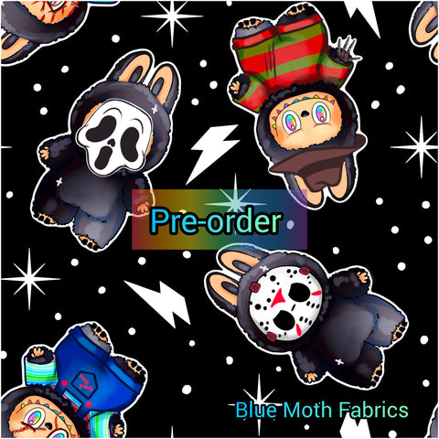 PRE-ORDER. Horror labubu fabric. By METER