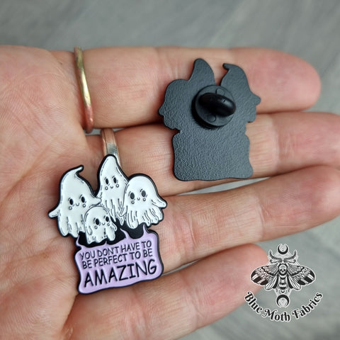 Perfect Ghosts Enamel Pin Badge