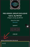 PRE-ORDER. GROUP EXCLUSIVE fabric. By METER
