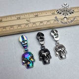 Skull 3D zip pull #5