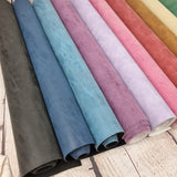 Solid Semi crease Matte Frost Faux leather / vinyl fabric. 40x67cm roll