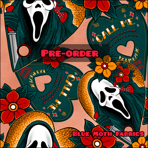 PRE-ORDER. Scream cream fabric. By METER